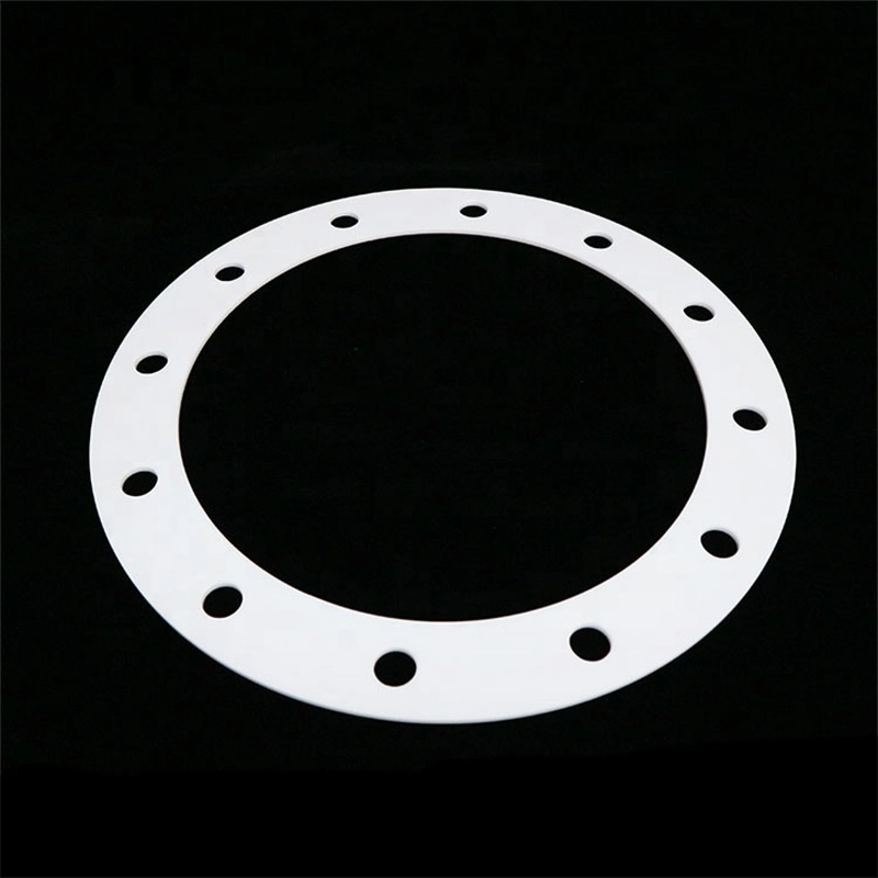 Custom Wholesale/Supplier White Sealing Ring Plastic PE Seal Gasket Rubber Flat PTFE Flange Gasket Nylon PP Gasket