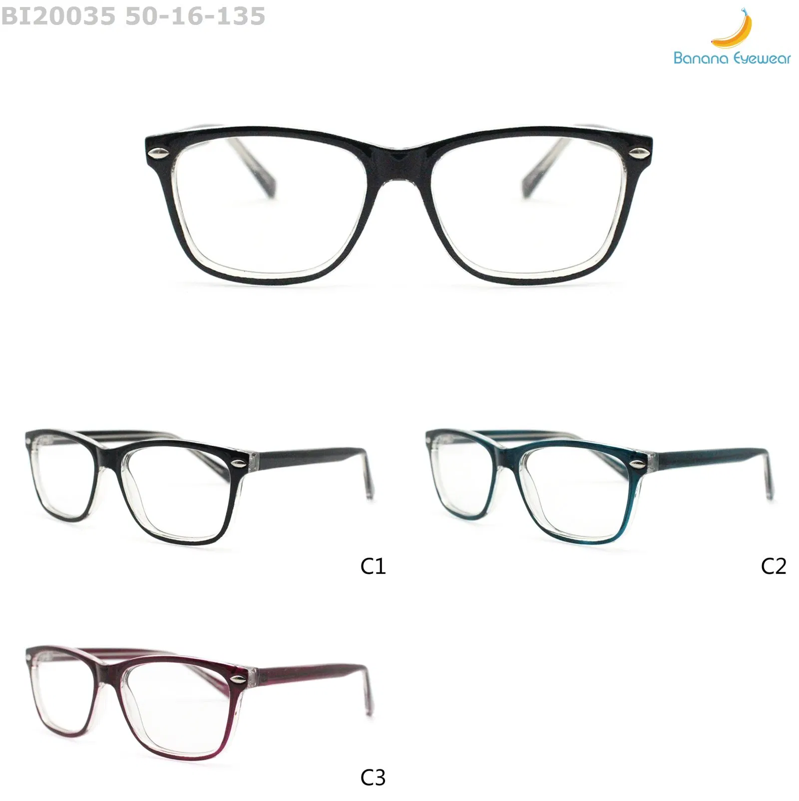 2020 بيع الساخنة الكلاسيكية الحقن ميدان Eyewear البصرية Eyglasses لمدة الرجال