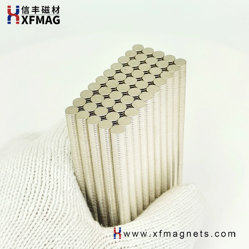 Neodymium Magnet N45sh D3*1.5 NdFeB Rare Earth Nickel Disc Permanent Sintered Magnetic Material