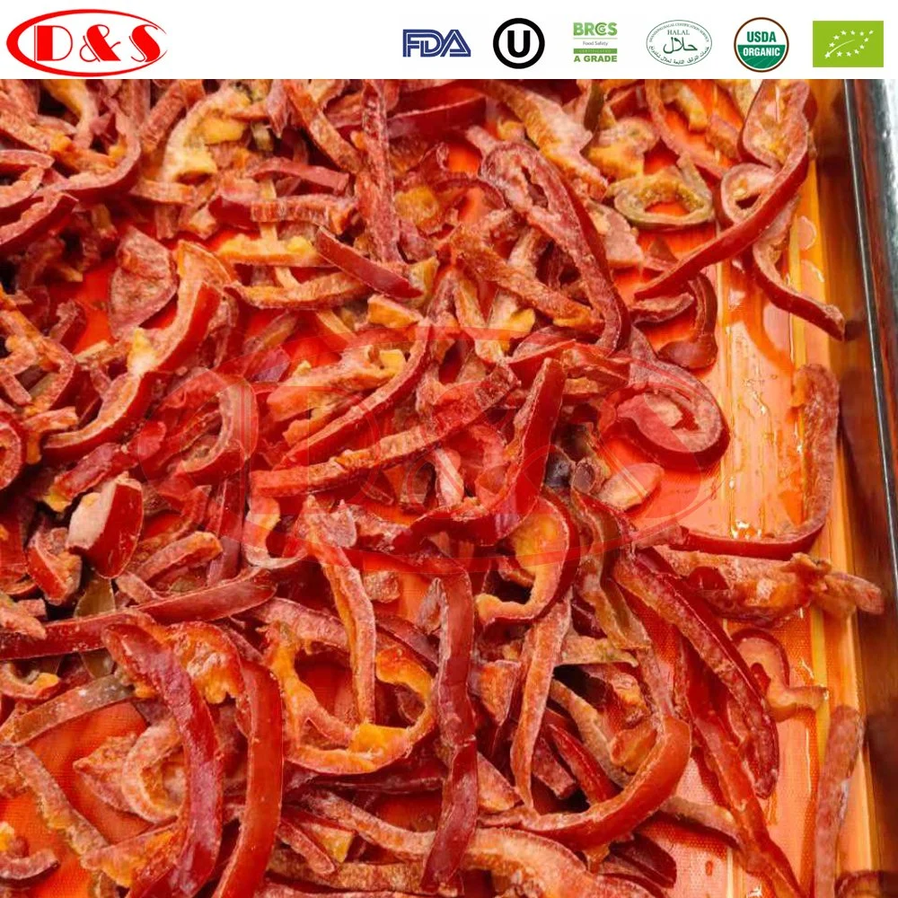 IQF Red Pepper Frozen Red Pepper China High Quality Red Pepper (slice)