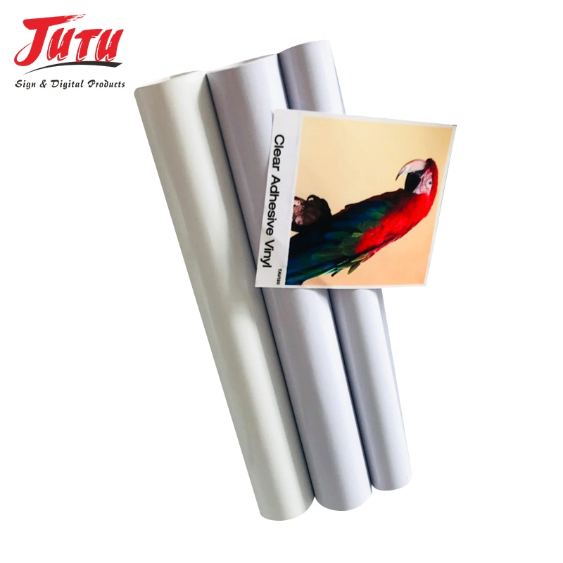 Jutu Self Adhesive Vinyl Film for Vehicle Advertising Signs, Car Decoration Outdoor Promotional Graphics