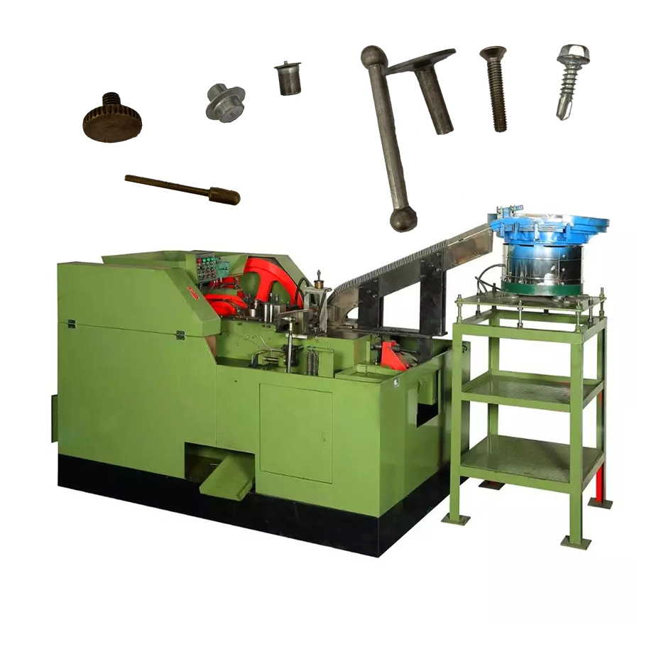 Full Automatic Open Close Mould Reheader Screw Making Machine