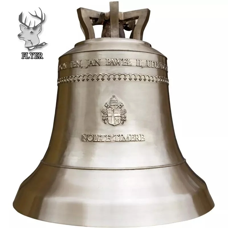 Decoração personalizada Exterior Metal Grande bronze Igreja Bell para Venda