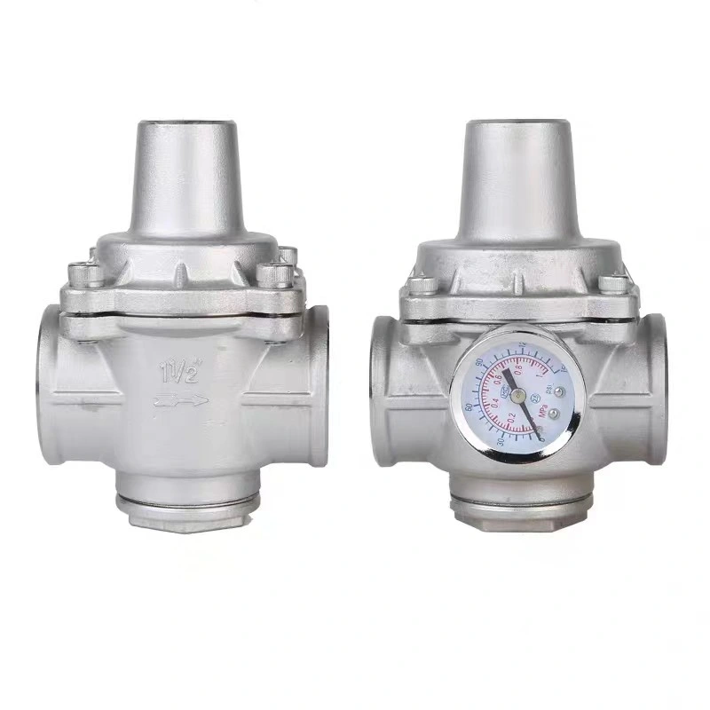 304/316 Stainless Steel Threaded End Pressure Reducing Valve for Water Pipe