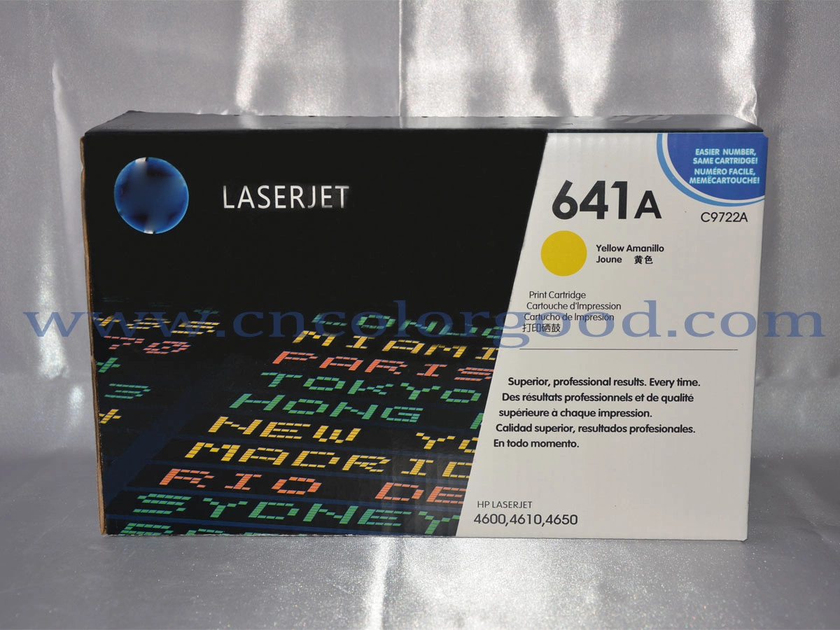 Original Quality C9720A C9721A C9722A C9723A Laser Printer Toner for HP 4600/4650 641 Toner