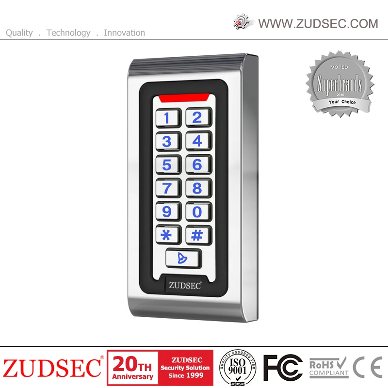 4000 مستخدم Wiegand Metal Touch-Screen Waterlarn Electric Lock Outdoor RFID وحدة التحكم في الوصول المستقل لقارئ لوحة المفاتيح للبطاقة