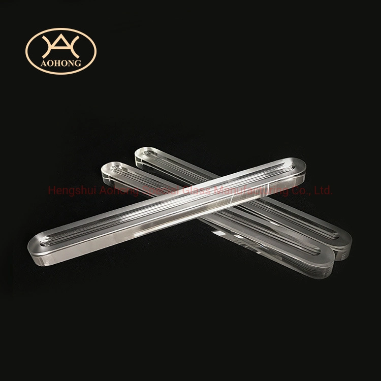 Factory Direct Sale Transparent Grooved Level Gauge Glass