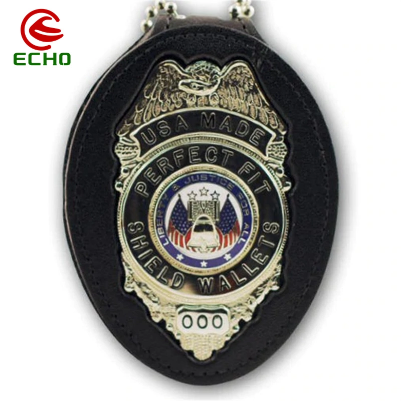 Chine en gros logo personnalisé insigne de broche de revers de police militaire de pilote de shérif de souvenir en métal