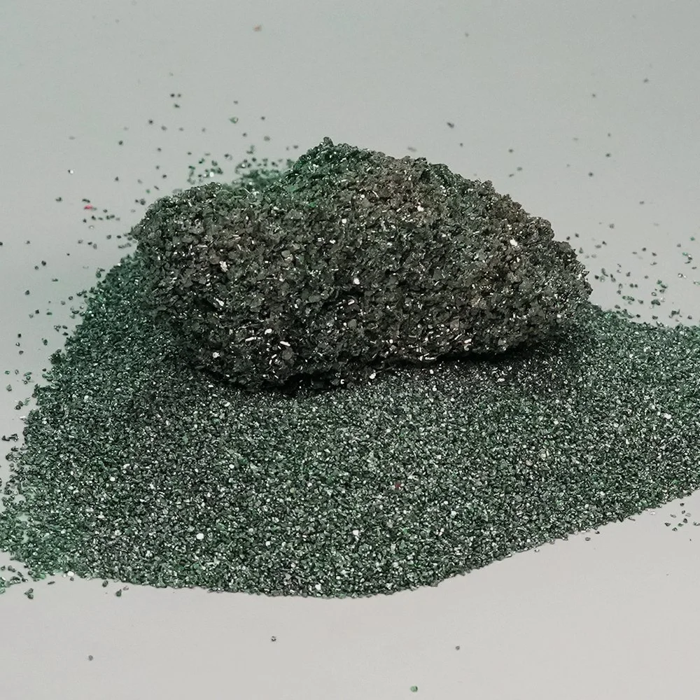 High Hardness 9.5 Mohs Green Silicon Carbide Powder for Sandblasting