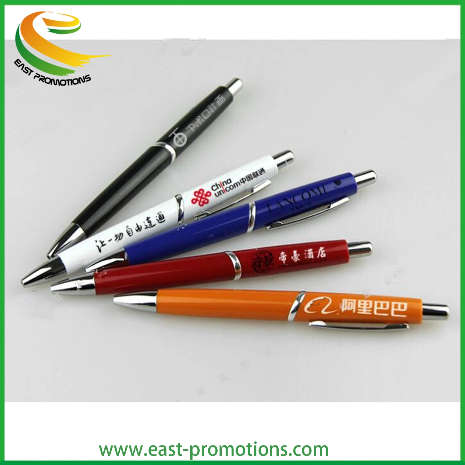 Fabricante personalizado Cheap Business Metal Pen clique Gift Ball Pen Para promoção