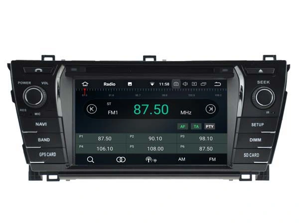 Witson Android 10 Auto DVD GPS für Toyota Corolla 2014 Integriertes DAB+-Radio für Fahrzeuge
