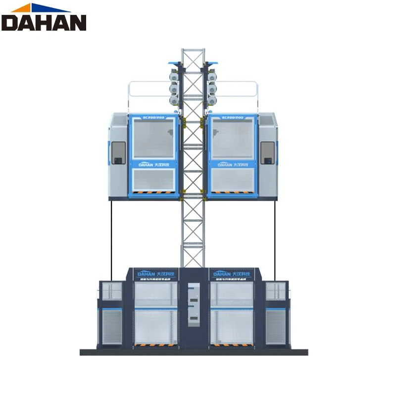 Sc200 de la construcción de la jaula de un solo edificio elevador ascensor Made in China certificado CE