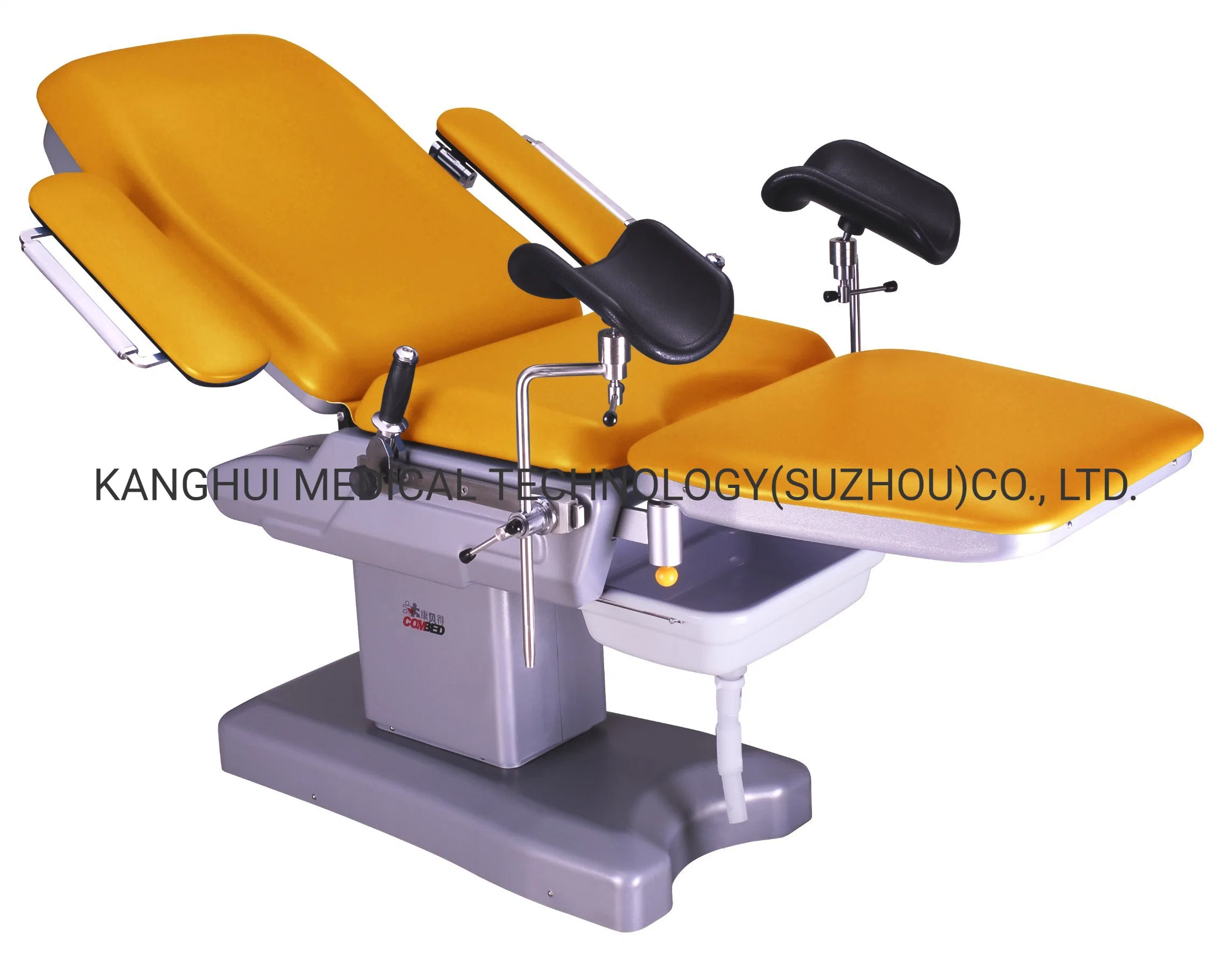 Electric Adjust Engineering Plastic Material Women Delivery Bed with Swing Assist Platform