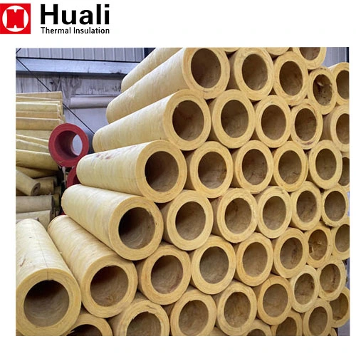 Waterproof Fiberglass Thermal Insulation Reinforced Pipe Fiber Glass Wool Tubes