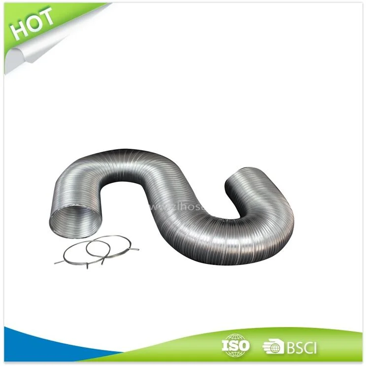 Tubo de ventilación de aluminio flexible 80mm x 2,0 m del conducto de aluminio
