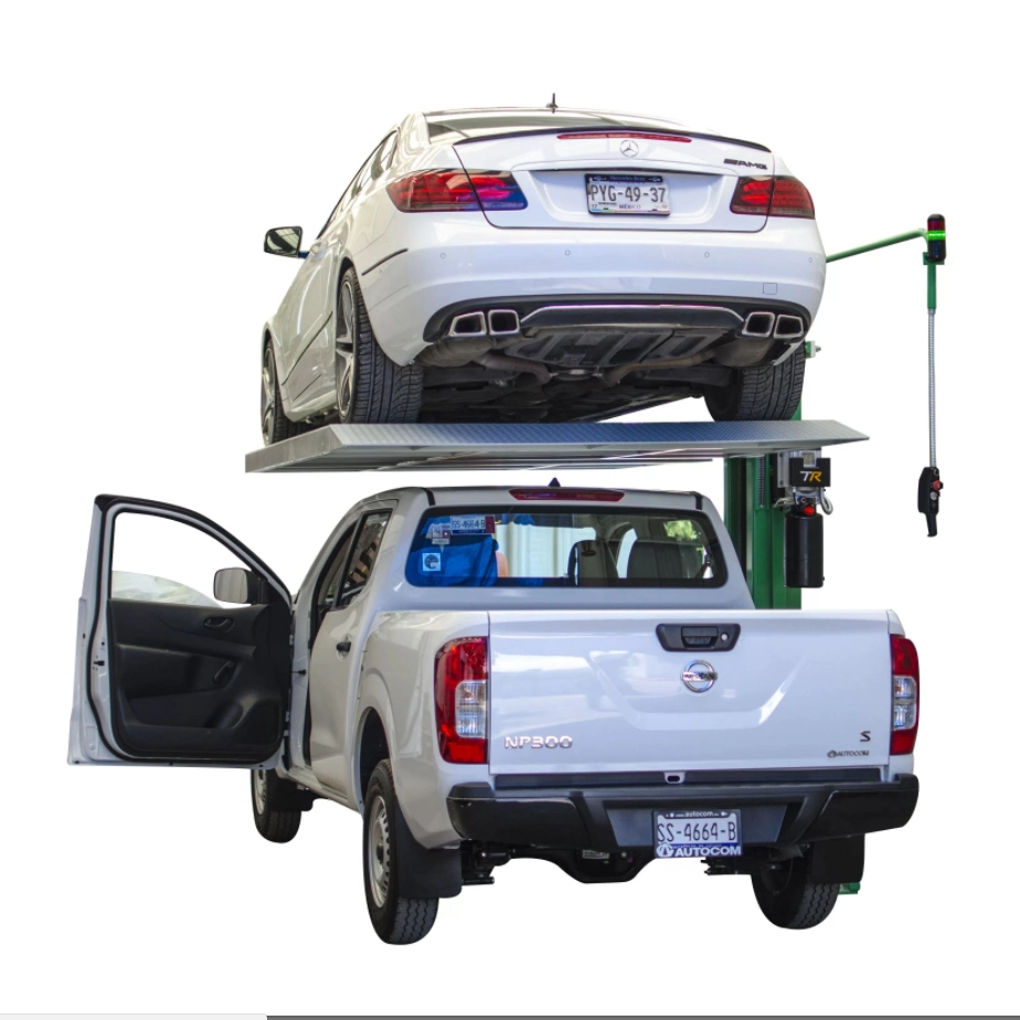 CE Approved Hydraulic Home Garage Vehicles Stacker Single Column Car Stacking Lift