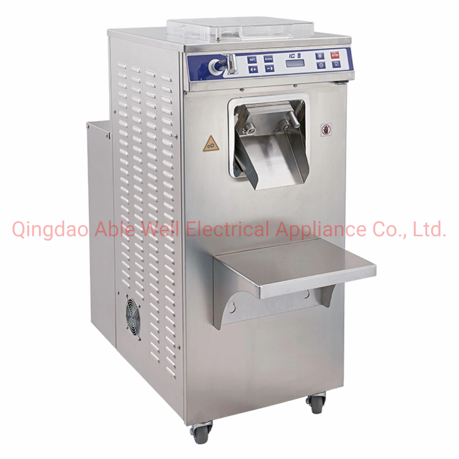 Lot de refroidissement à eau congélateur Gelato Maker crème glacée dure Making Machine