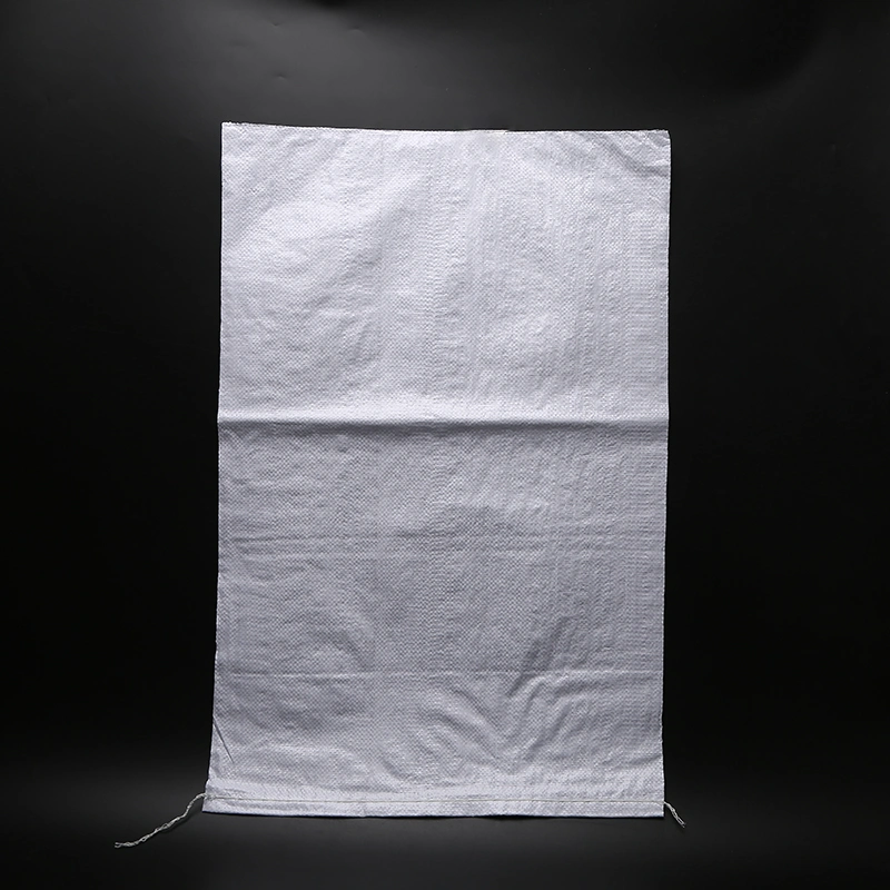 Agricultural Use Plastic White PP Woven Packaging Rice Polypropylene Bag 25kg