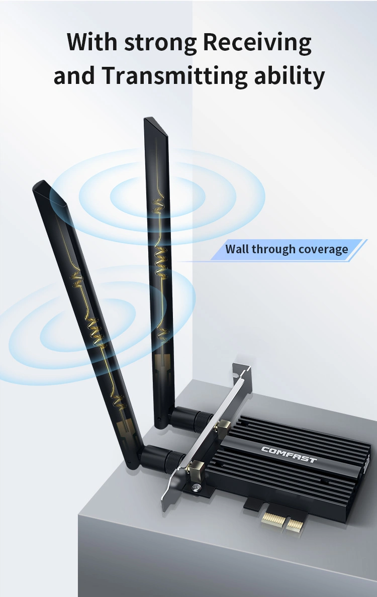 Wi-Fi 6 Pcie Wireless Card 1800Mbps Network Adapter CF-Ax180 PRO Dual Band Bluetooth5.2 WiFi Network Card