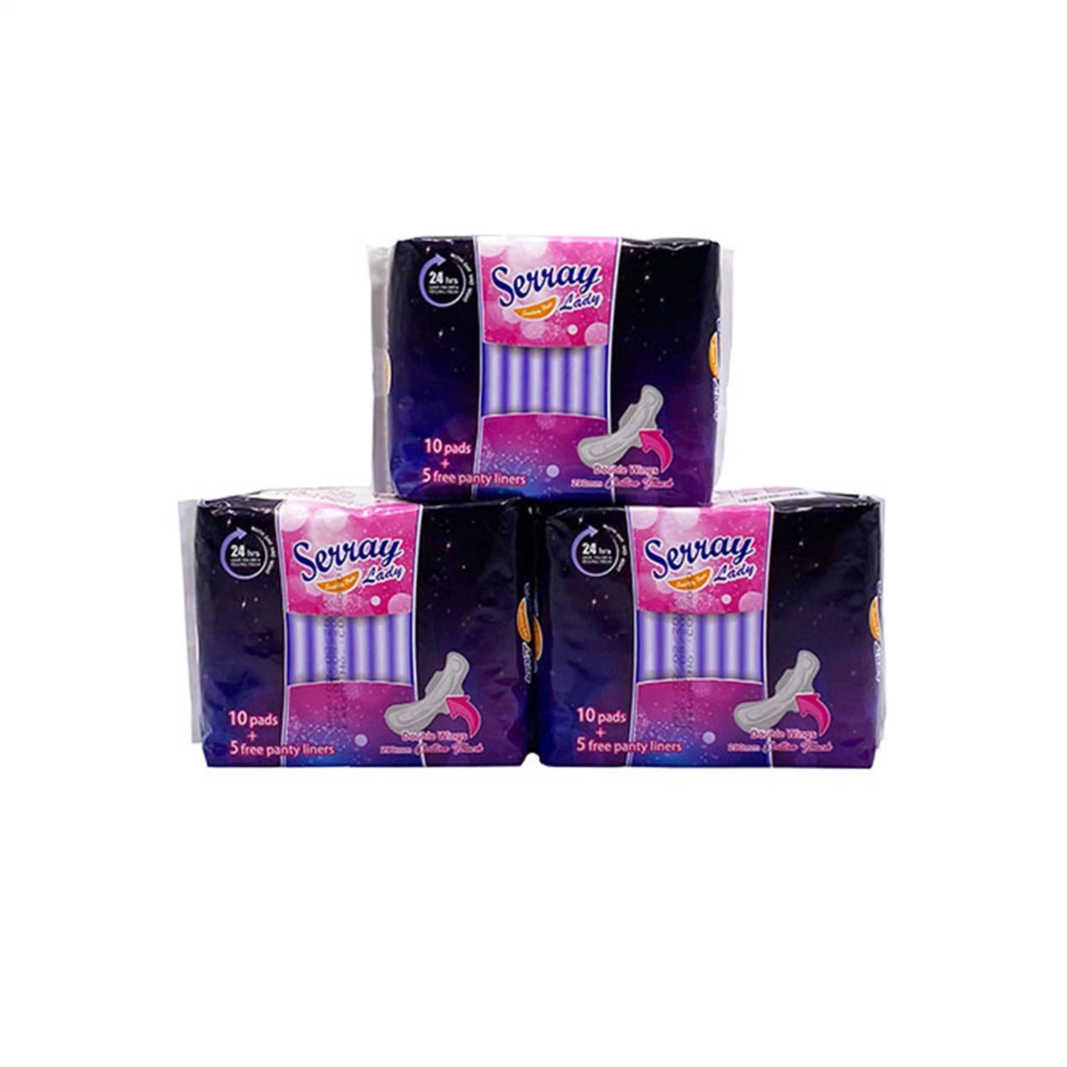 Disposable Negative Anion Sanitary Napkin for Lady