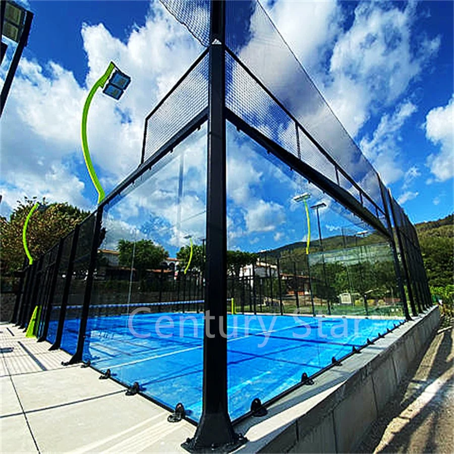 Century Star Best Quality Standard Panoramic tennis 20*10 Padel court Champ