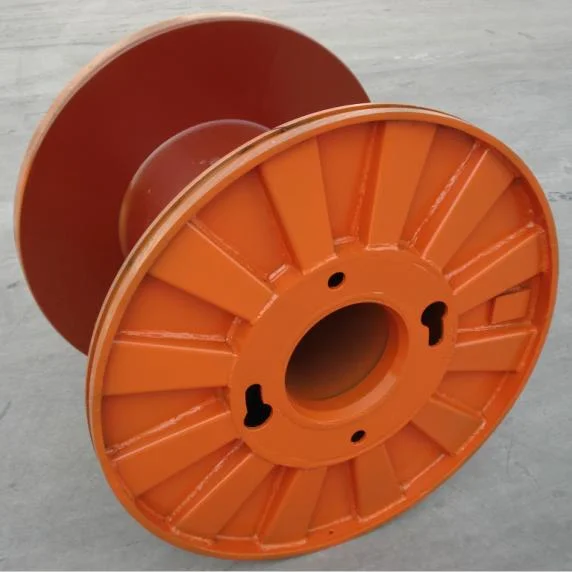 Solid Steel Metal Processing Spool Machined Steel Reel