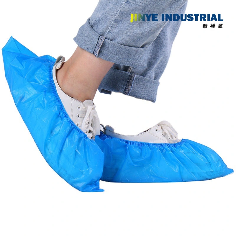 Premium Clean Room Disposable Plastic CPE Shoe Cover Waterproof