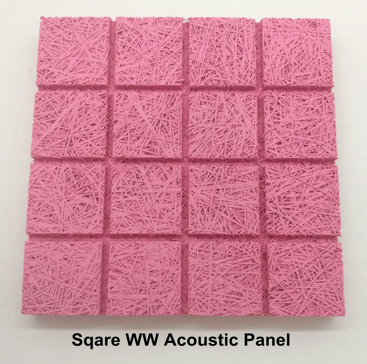 Interior Building Material Wood Wool Acoustic Panel Wall and Ceiling Sound Absorption Decorated