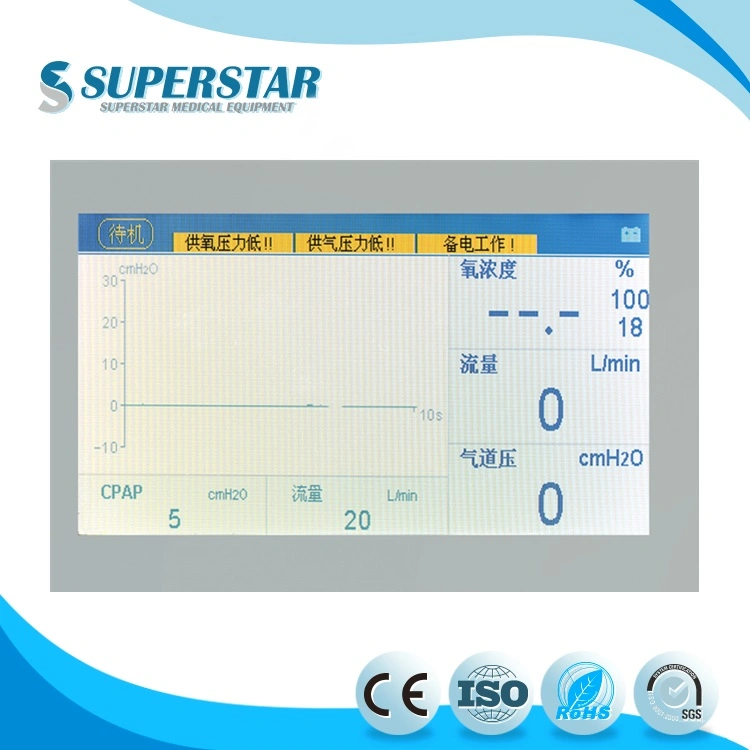 High quality/High cost performance  Medical Equipment China Supplier Portable Ventilator CPAP System Nlf-200A