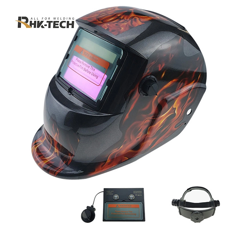 Rhk PP Heat-Resistant ligero oscurecimiento automático Solar pegatina de la máscara de soldadura casco