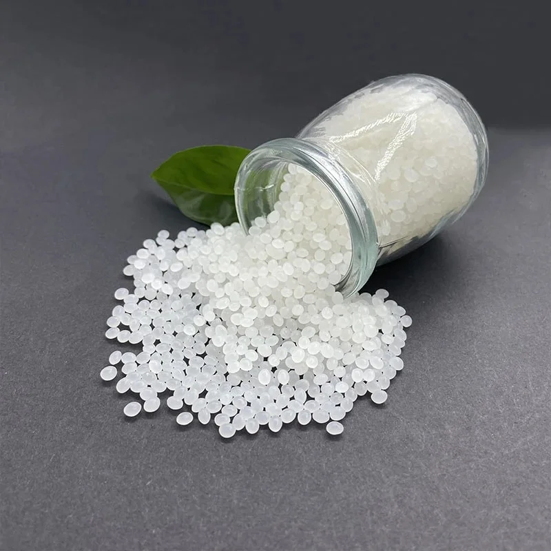 100% biodegradable materia prima ácido poliláctico PLA Granules resina PLA Para soplado de película