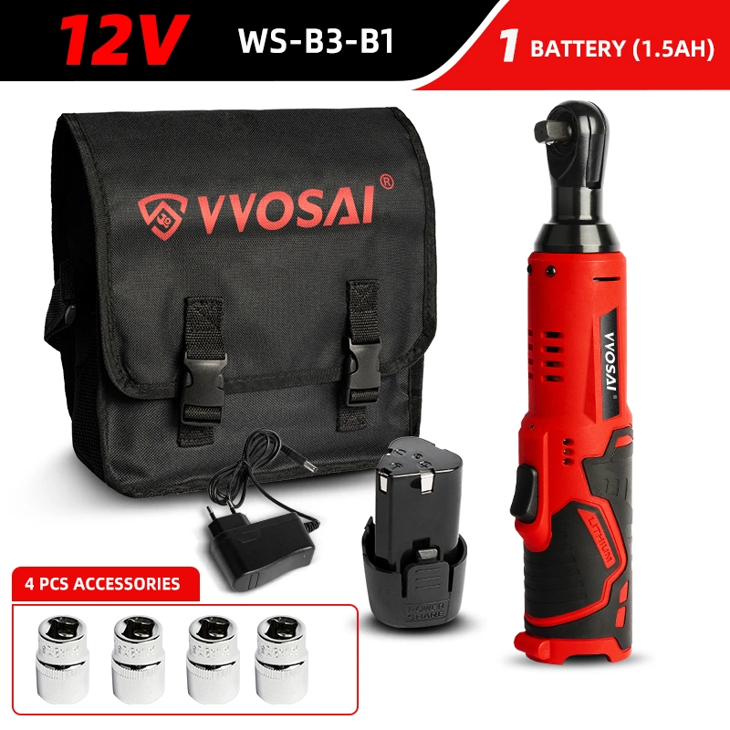 Ready Stock Durable Vvosai 12V Portable Electric Wrench