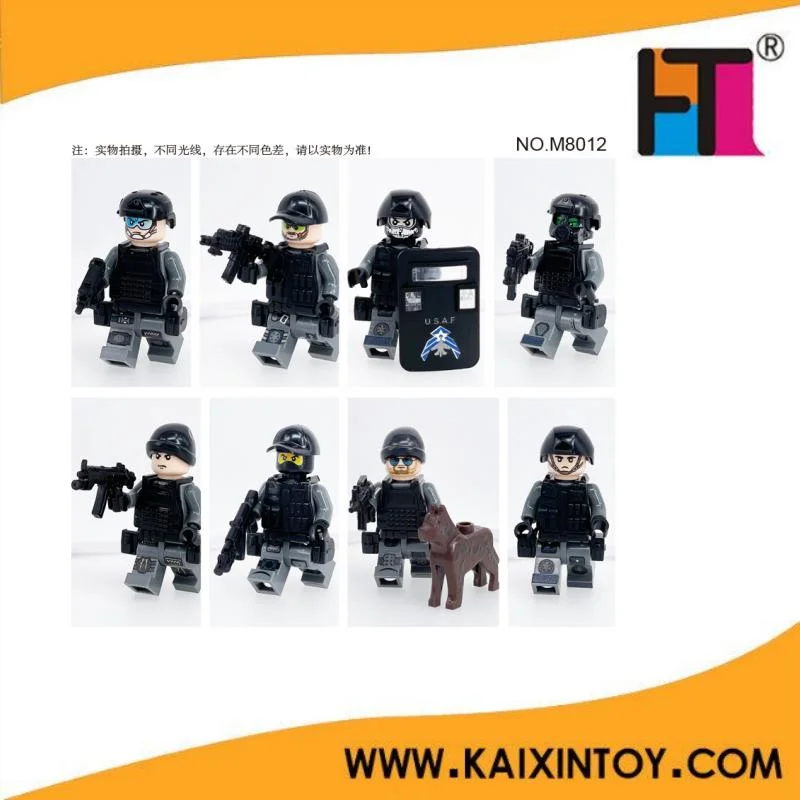 20 Designs Mixed Plastic Mini Figure Blocks Toys