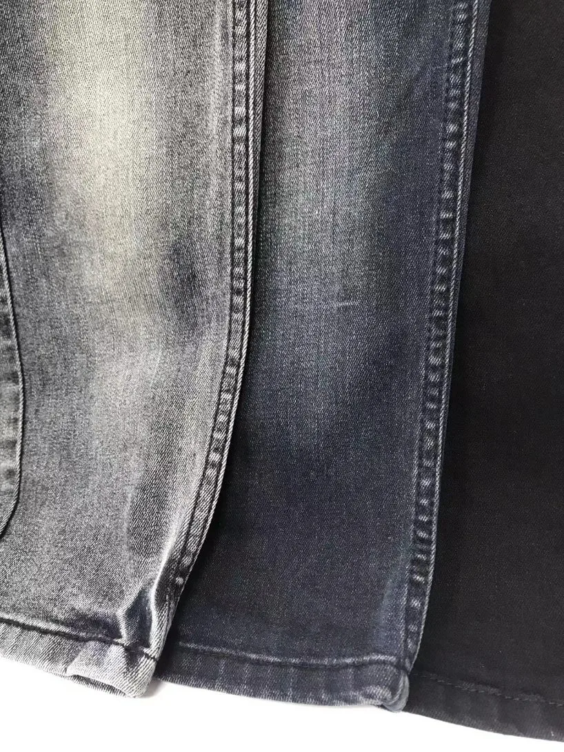 Recicle tejido denim de algodón elástico para jeans