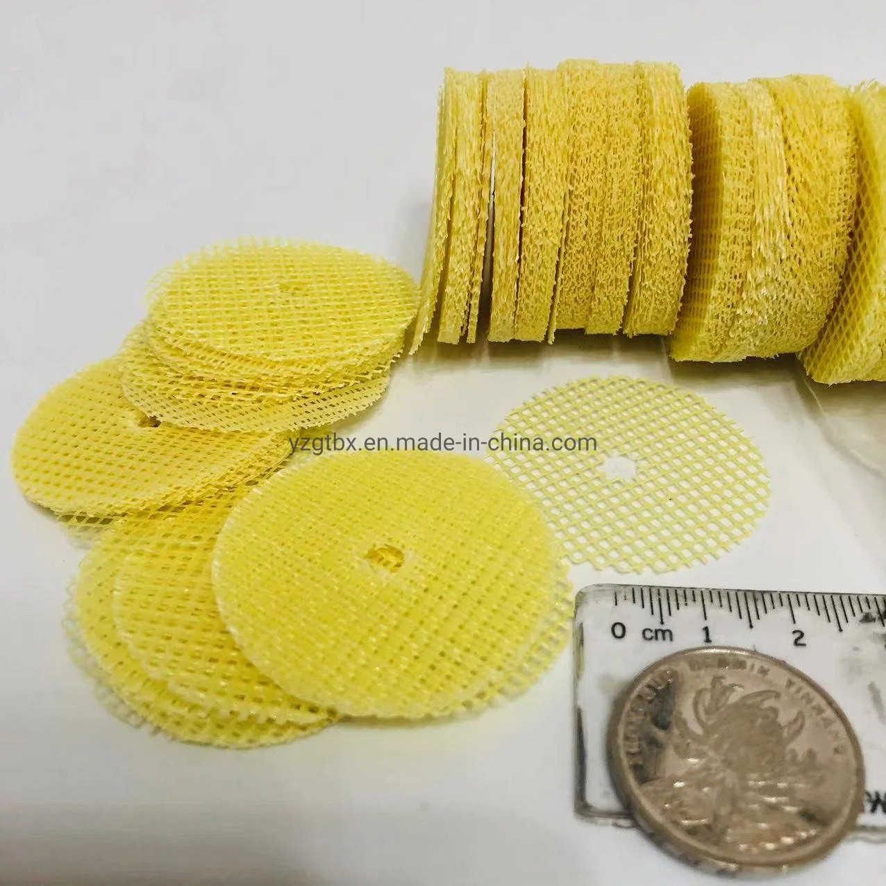 Fiberglass Reinforced Mesh Discs for Grinding Wheel Od: 73mm /ID: 11mm