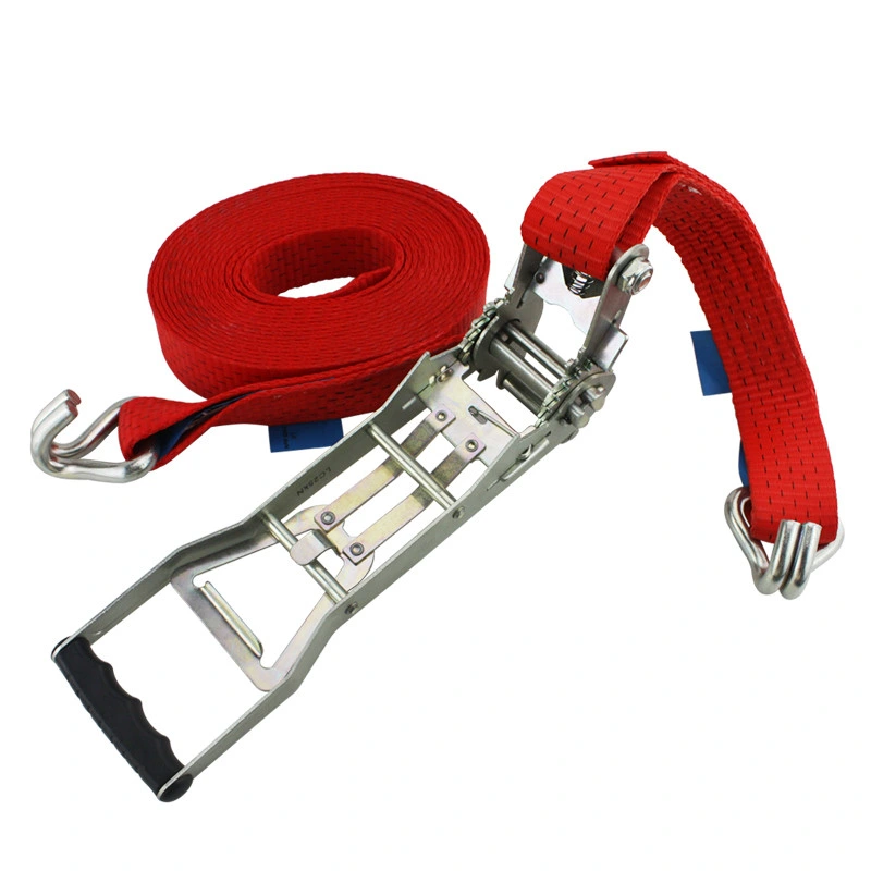 Heavy Duty Polyester Cargo Control Ratchet Tie Down Straps