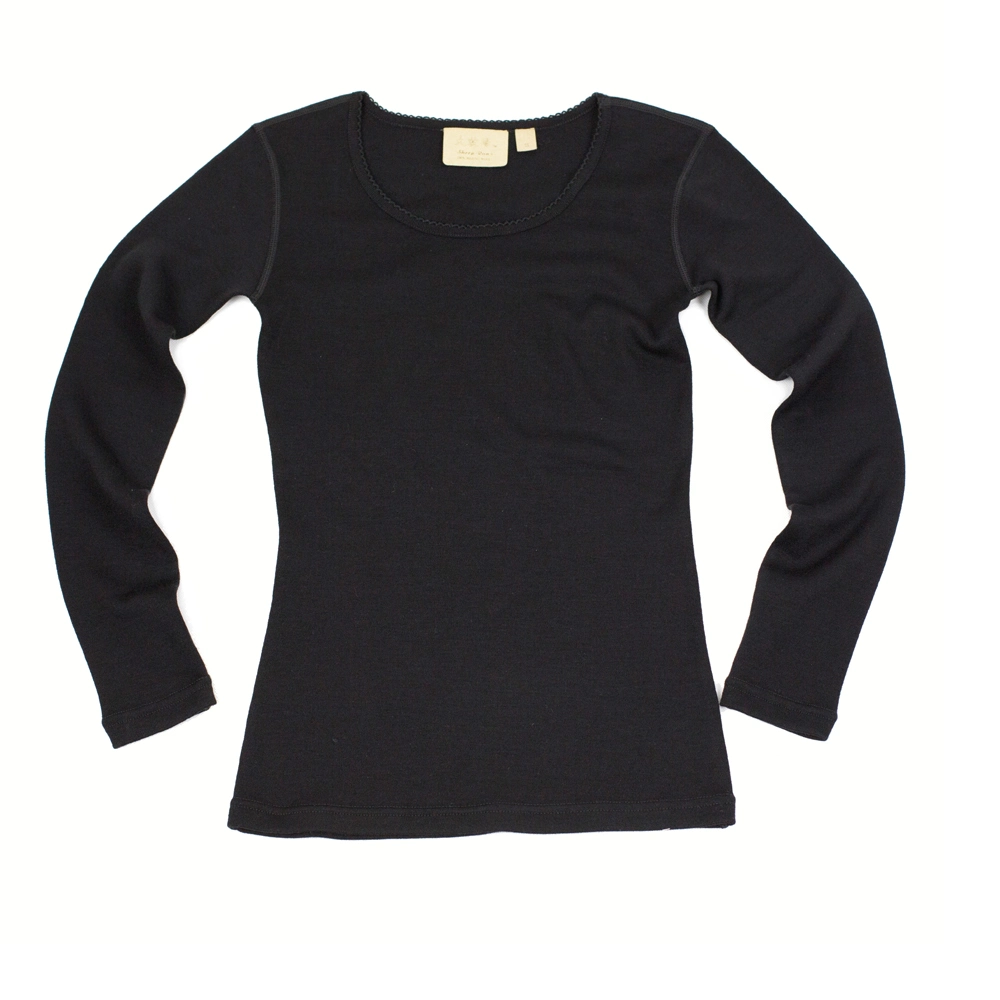 Merino Wool Women's Long Sleeve Thermal Underwear for Winter From China Manufacturer