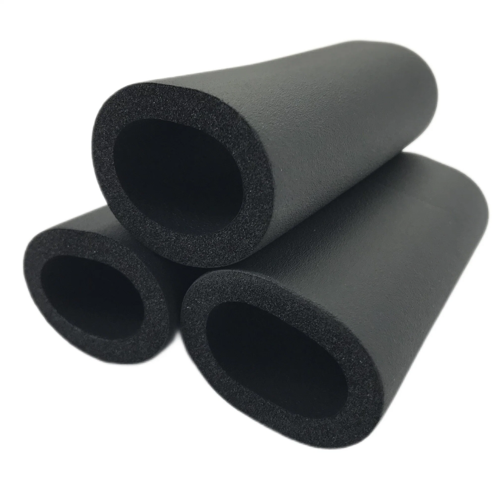 Black Color Refrigeration Rubber Plastic Pipe Insulation