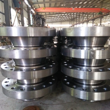 ASTM A105n o aço carbono levantadas Face do Flange do bocal de soldadura