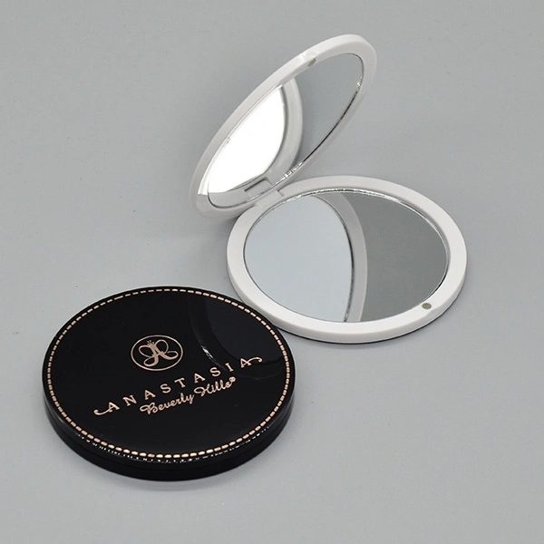 Travel Pocket Makeup Mirror Round Mini Double-Side Mirror for Promotion Gift