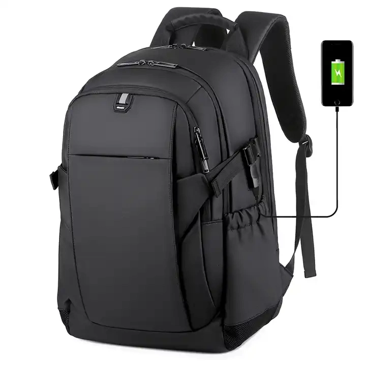 10W Solar Panel Power Backpack Laptop Bag with Handle and USB Charging Port