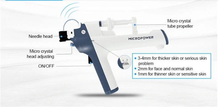 محمول الإبرة الحرة ميزوثيرابي مسدس الوجه رفع الجهاز الجمال