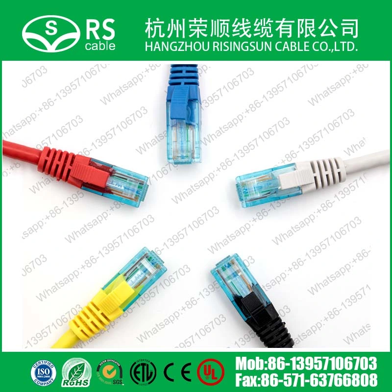 7*0.20mm/7*0.16mm Strand UTP Cat5e LAN Cable Patch Cord