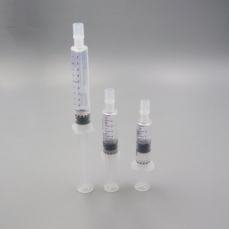 Disposable Sterile Saline Flush Syringes Plastic Prefilled Syringe