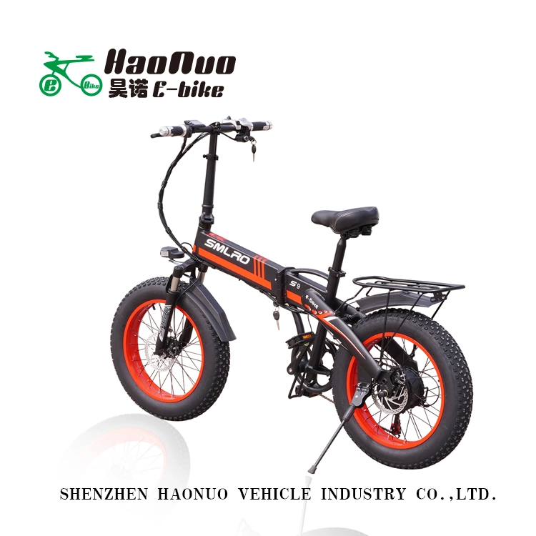 2022 New Model Folding 20 Inch 48V 500watt Electric Bike with Fat Tyre