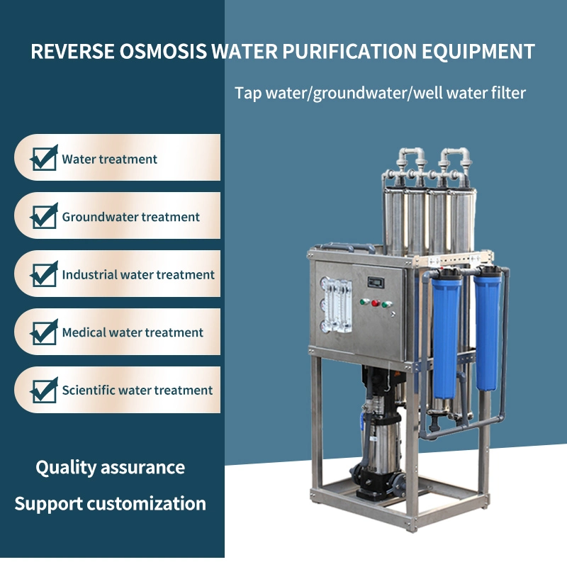 Home Verwenden reines Trinkwasser Herstellung industrielle Behandlung RO-System Filterreinigungsanlage Maschine 500L / H Umkehrosmose