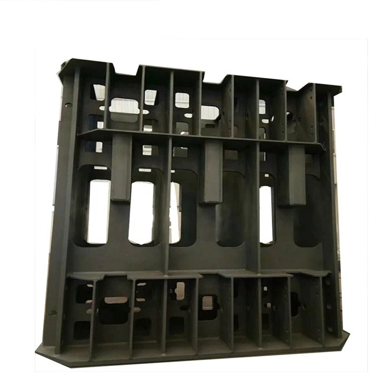 Carbon Mild Steel Black Gloss CNC Machining Frame