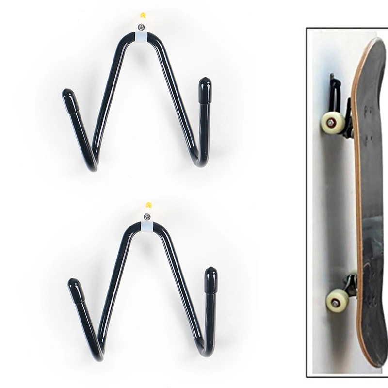 Ajustable en forma de V de monopatín Scooter Universal Gancho colgador de pared Longboard Skate titular de la Vitrina Bl15537 Accesorios