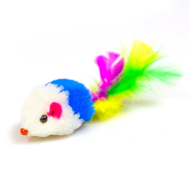 Small Cute Colorful Mouse Shape Cat Toy