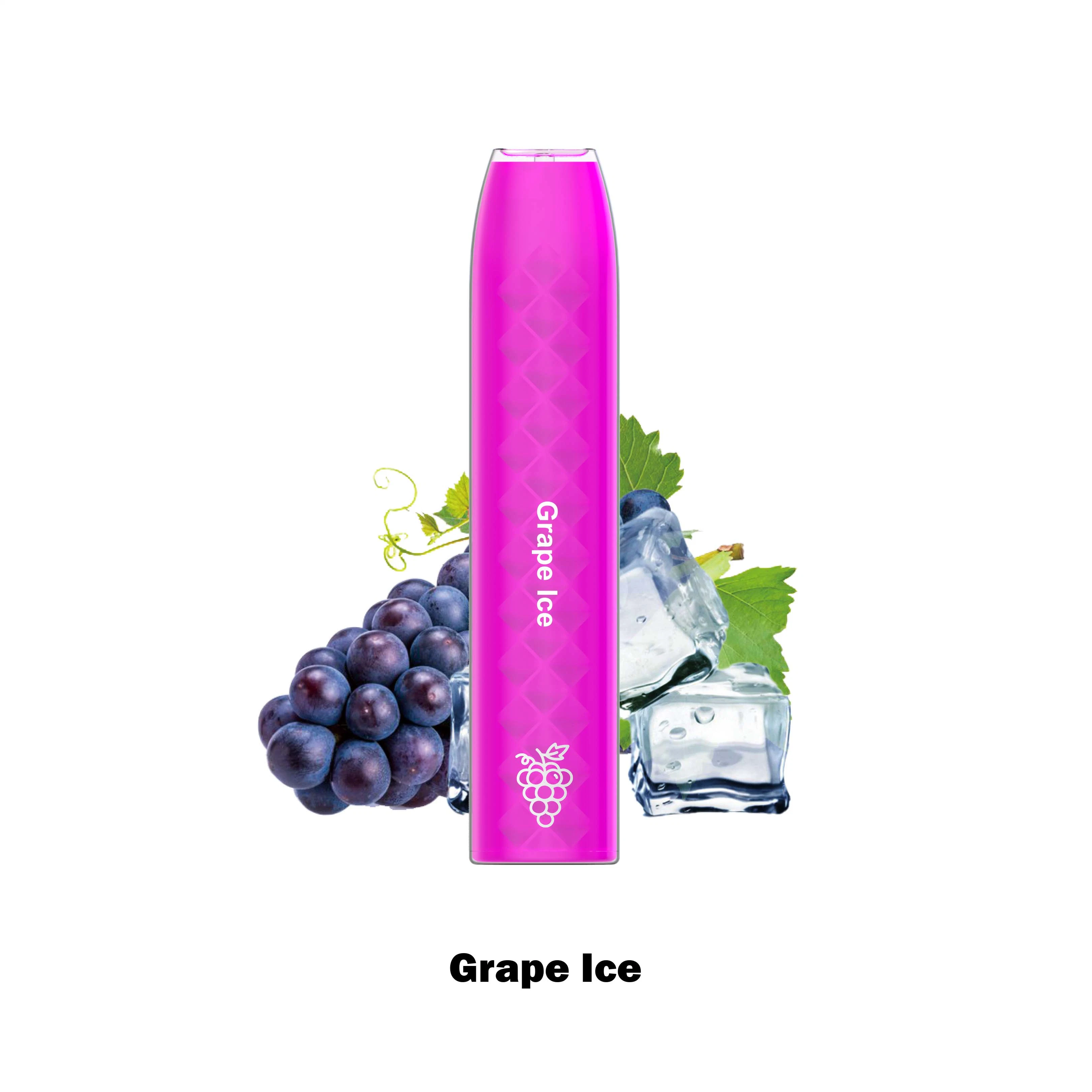 Wholesale 600 Puff Price 2ml Supbar Great Disposable Vape Electronic Cigarette Disposable Pen Grape Ice